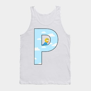 Simpsons letter Tank Top